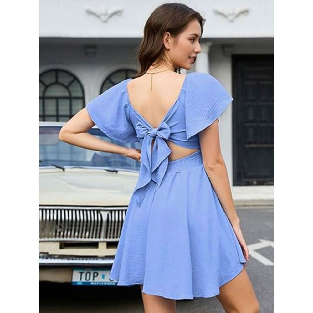 Everyday the Label Women Blue Dresses - Picture 2 of 5